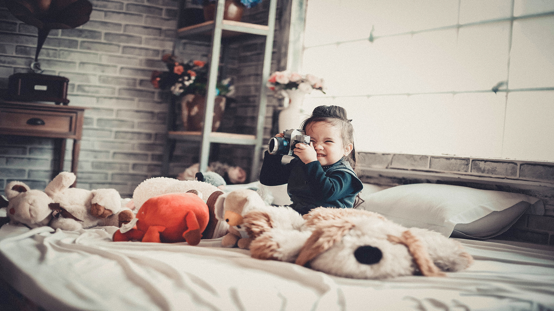 Girl with camera